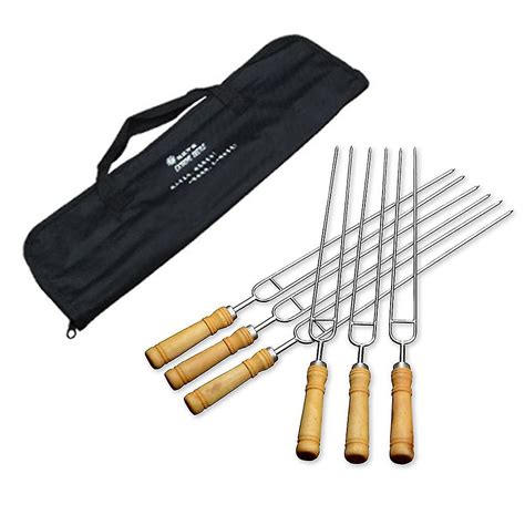 612pcs Bbq Forks Stainless Steel Barbecue Forks Outdoor Bbq Grill Fork