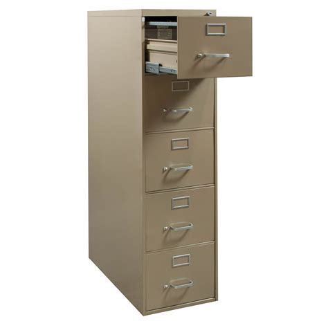 The depth of the drawers is 18 inches, meaning that the 11×17 file cabinet can hold a great deal of expanding file folders and poly binder options. Steelcase Used 5 Drawer Letter Vertical File Cabinet, Tan ...