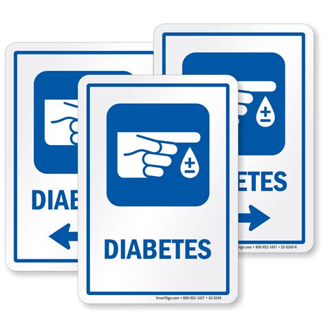 Diabetes Sign For Hospitals Sku S2 0249