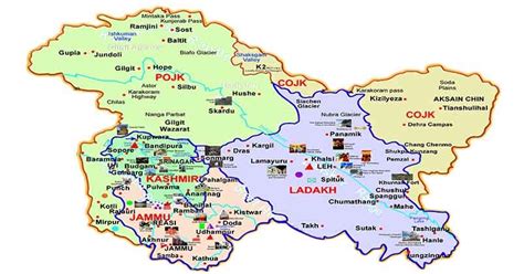 New India Map Shows Jammu Kashmir And Ladakh Union Te