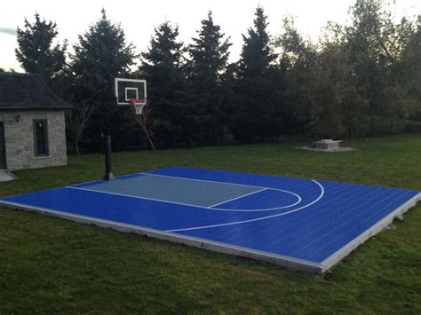 Flex court althetic flooring can be used in many home and backyard sporting applications including, basketball courts, badminton, tennis courts and more. 28x34 Backyard Basketball Court - Waiting for the kids to ...