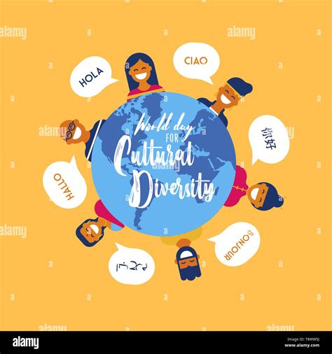 Journée Mondiale Pour La Diversité Culturelle Lillustration De La