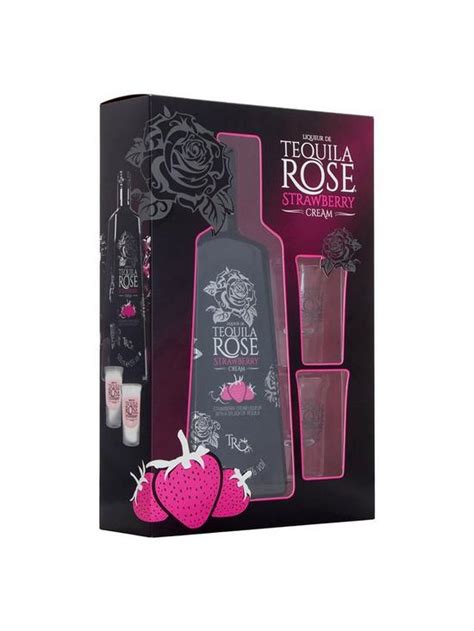 Tequila Rose 50cl T Set With 2 Shot Glasses Uk