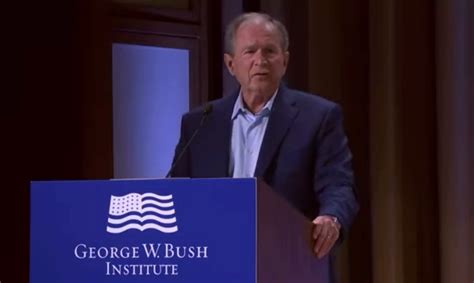 George W Bush Calls Iraq Invasion Wholly Unjustified And Brutal Instead Of Ukraine Video