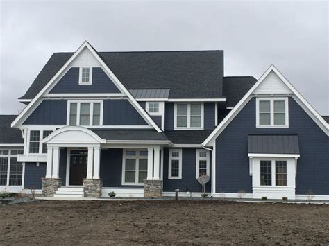 Gray House Color Schemes Exterior Siding Color Combin