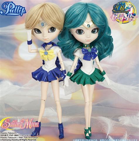 Sailor Moon Pullip Neptune Uranus Dolls Bambole Latte E Cartoni