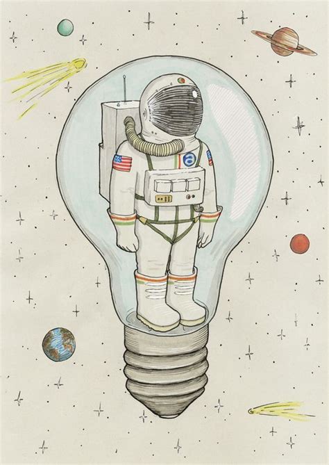 Astronaut Dibujos Del Espacio Ilustración Del Espacio Dibujos