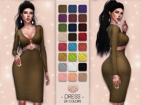 Dress Bd16 By Busra Tr At Tsr Sims 4 Updates