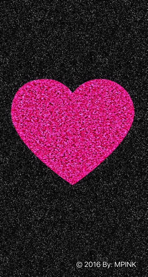 © 2016 Cute Sparkle Pink Heart Wallpaper Art Pinterest