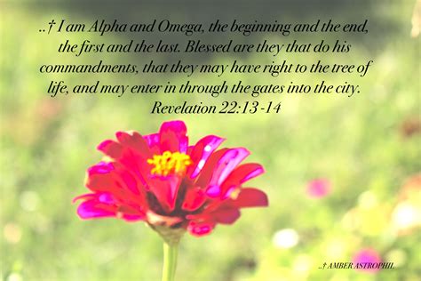 ALPHA AND OMEGA REVELATION 22:13-14 Revelation 22, Word Pictures, Omega