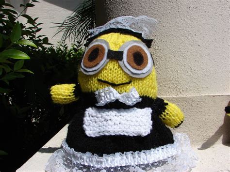 Knitted French Maid Minion French Maid Minions Maid