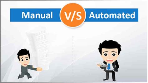 Difference Between Manual And Automated System Manual System Vs