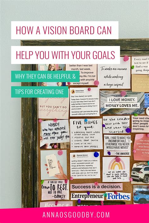 how a vision board can help you with your goals — anna osgoodby life biz seattle lifestyle