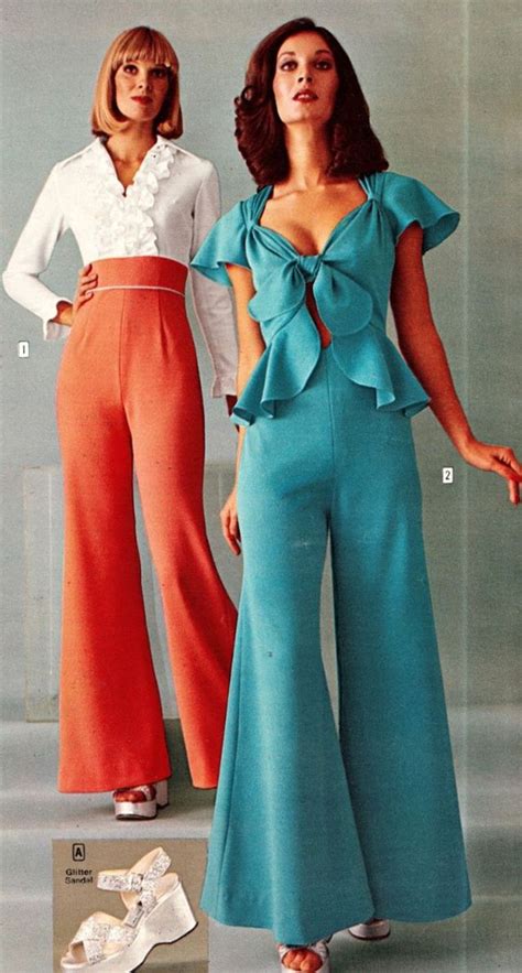 Womens Jumpsuit Of The 1970s 70s Fashion 70s Inspired Fashion 70s