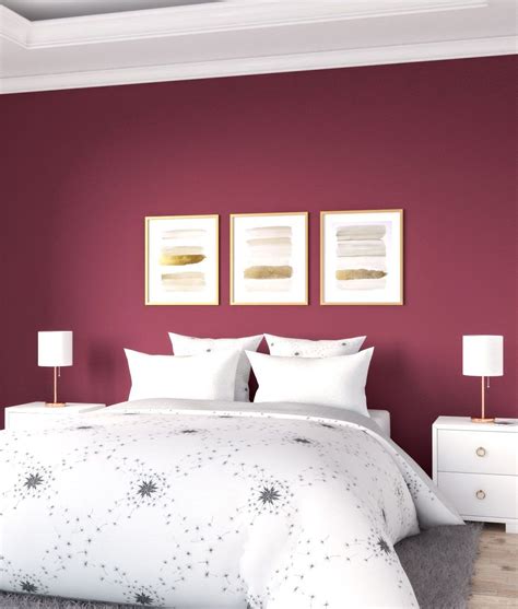 Check spelling or type a new query. Gold and Burgundy Bedroom Decor Ideas | Burgundy bedroom, Wall decor bedroom, Wall painting ...