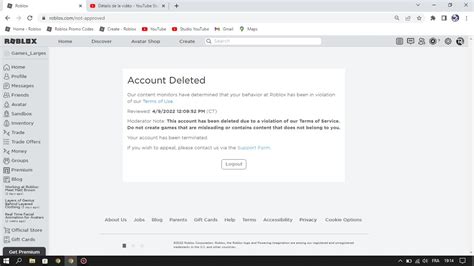 Roblox Account Deleted Speedrun Part 1 Youtube