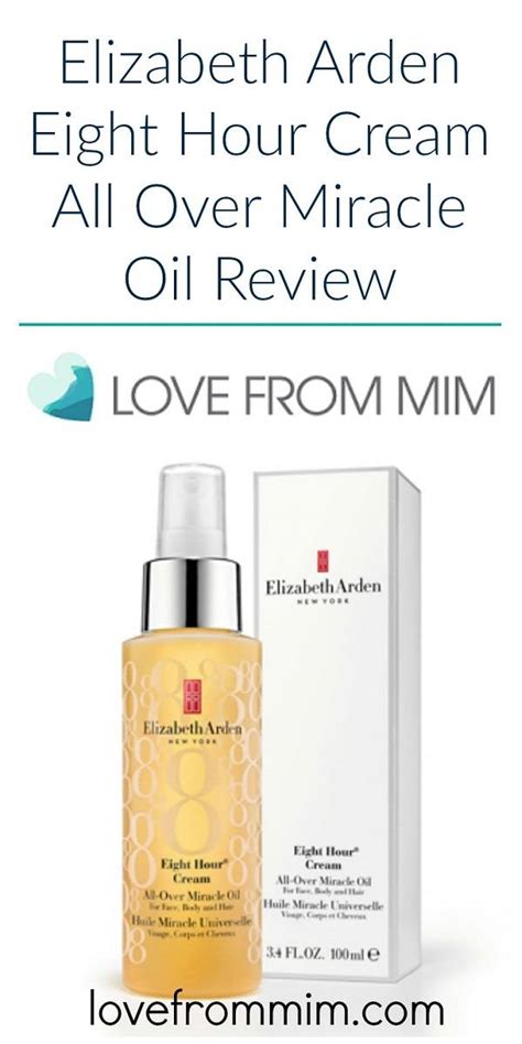 Elizabeth Arden Eight Hour Cream All Over Miracle Oil Review