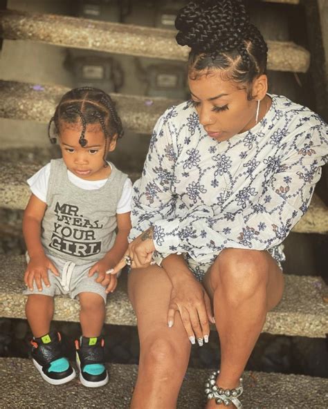 Keyshia Cole Poses With Son Before Dropping Him Off With Dad Niko Khale