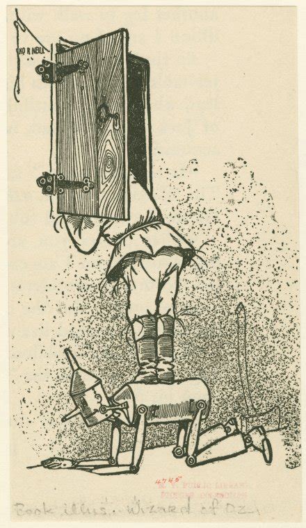 Standing on the tin man's back. - NYPL Digital Collections