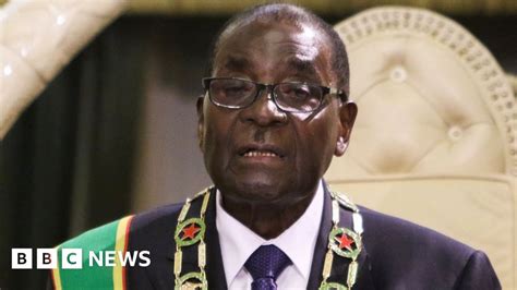 Zimbabwes President Robert Mugabe Reads Wrong Speech Bbc News
