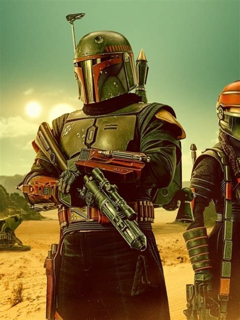 480x640 Resolution The Book Of Boba Fett Hd Official Poster 480x640 Resolution Wallpaper