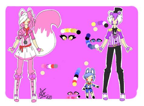 Funtime Foxy And Funtime Freddy Ref By Littlepainty On Deviantart