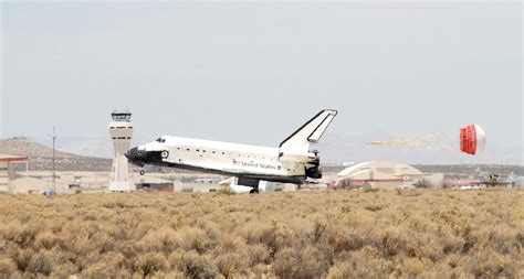 Space Shuttle Atlantis Arrives At Edwards