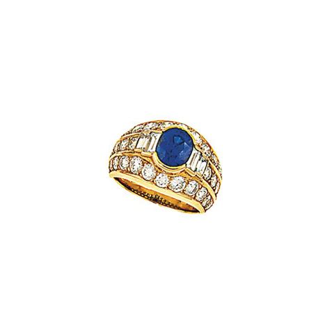 A Sapphire And Diamond Ring By Cartier Christies