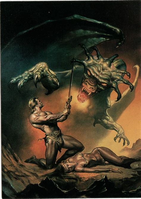 1992 Boris Vallejo Series 2 Art Card 62 The Sorceress And The Etsy