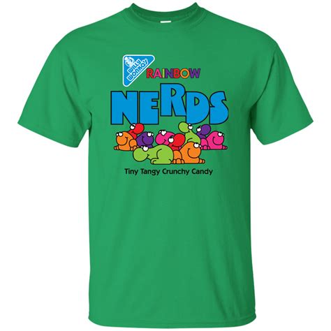 Nerd Nerds Candy Willy Wonka Gildan Ultra Cotton T Shirt Irish