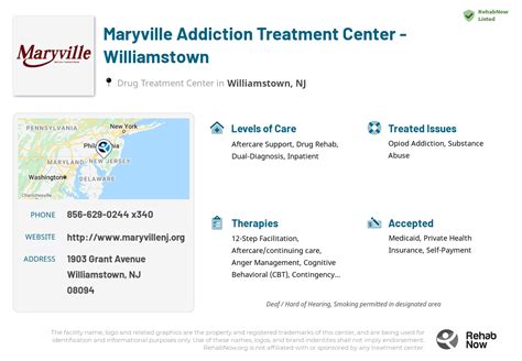Maryville Addiction Treatment Center Williamstown In Nj