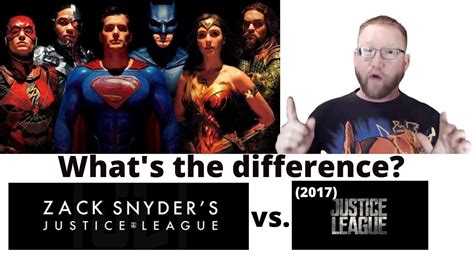 Difference Entre Justice League Et Zack Snyder's Justice League - Justice League 2017 vs Zack Snyder's Justice League - What's the