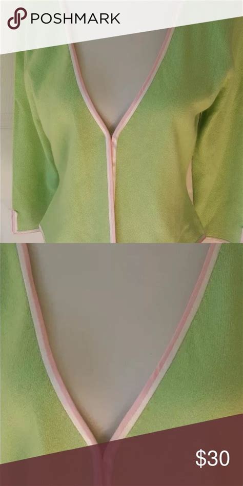 Lilly Pulitzer 100% Cashmere green cardigan m | Lilly pulitzer, Green