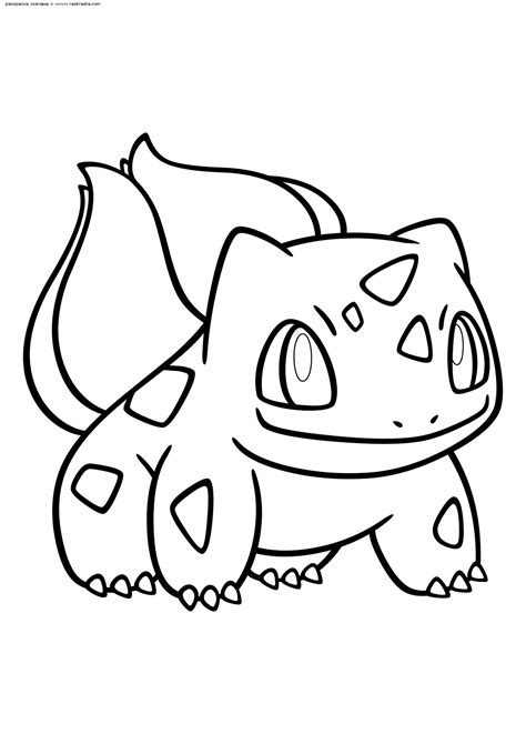 Dibujo De Pokemon Bulbasaur Para Colorear Dibujos Para Colorear