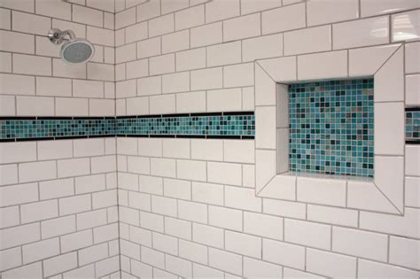 bathroom tile accent strip everything bathroom