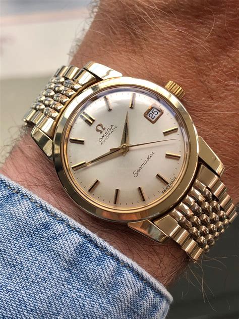 Old Watches Vintage Watches Watches For Men Omega Seamaster Gold