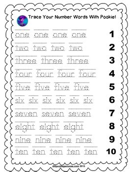 No one is born a writer; Trace Numbers 1 - 10 (Pre-k thru K) by Dill Purple ...