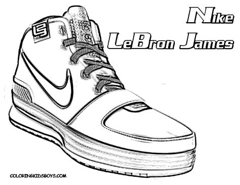Nike Coloring Pages Coloring Home