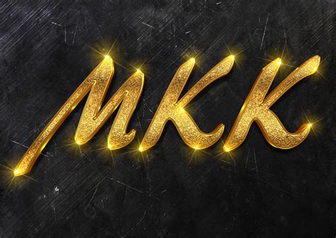 3d Brilliant Gold Text Effect Of Psd File 3d Text Mockup