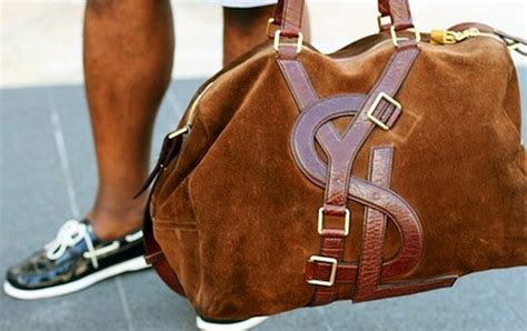 Ysl Vavin Duffle Bag Bags Leather Mens Fashion