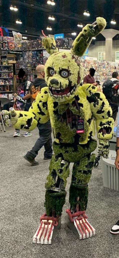 Heres A Photo I Forgot To Post Of My Springtrap Cosplay I Wore At La