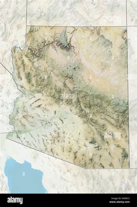 Acompañar Gancho Nombre De La Marca Desierto De Arizona Mapa Cartel