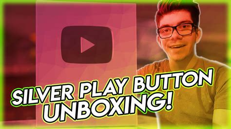 100000 Subscribers Silver Play Button Unboxing Youtube