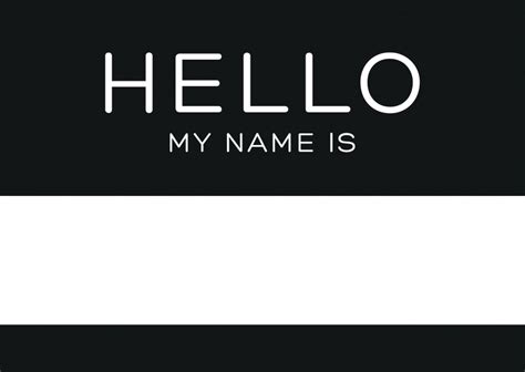 Hello My Name Is Black Just Because Send Real Postcards Online