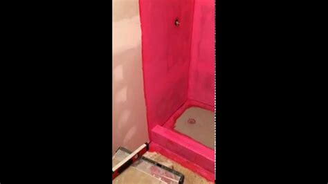 In terms of diy weekend. Waterproofing shower with Redgard - YouTube