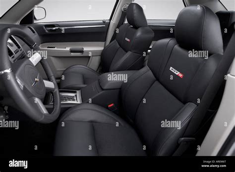 2006 Chrysler 300c Srt8 In Silver Front Seats Stock Photo Alamy