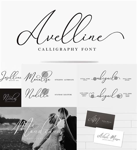 Avelline Modern Calligraphy Free Download