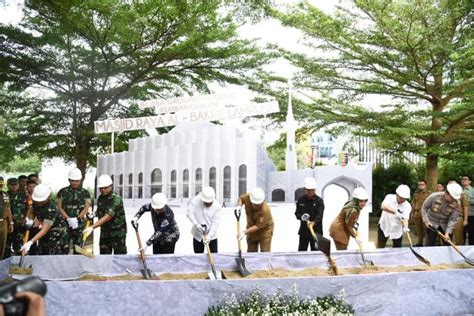 Ketua Dprd Lampung Hadiri Peletakkan Batu Pertama Groundbreaking Pembangunan Masjid Raya Al