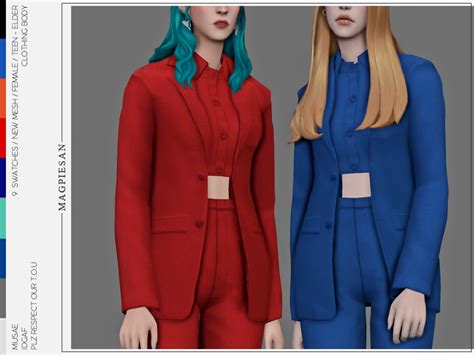 The Sims Resource Colorful Suits
