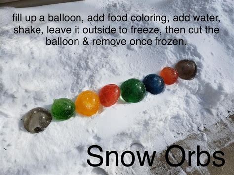 Frozen Ice Globe Orbs Video W Lit Snowmen How To More Water Balloons